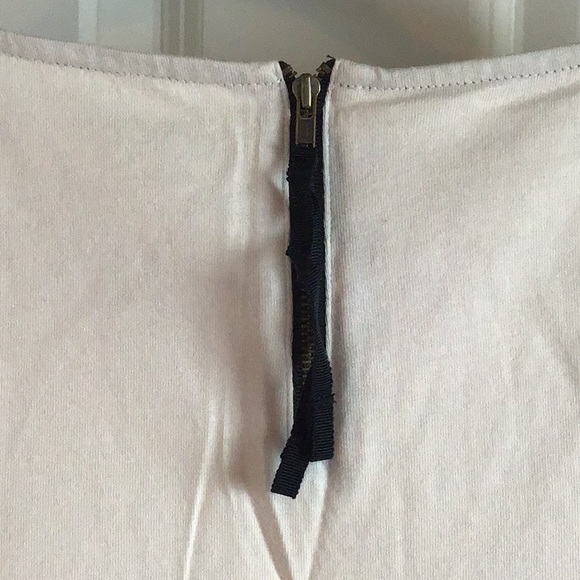 LOFT 👠Cotton 3/4 sleeve top cute zipper in back - Picture 6 of 12